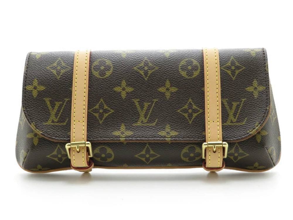 LOUIS VUITTON Bag Pochette Marelle Pouch Clutch handle Monogram